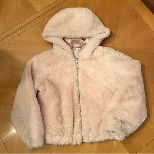 Jou Jou Soft Pink Kids Puffer Jacket